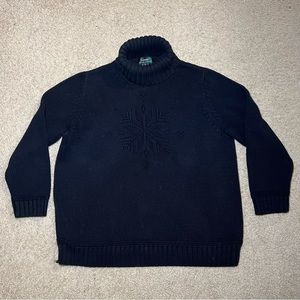 Black Ralph Lauren Turtleneck Sweater